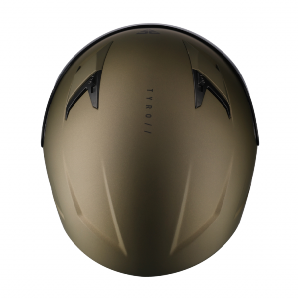 SGI TYRO Olive Motorcycle Helmet - Image 2