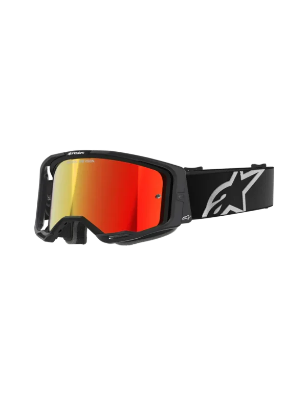 Alpinestars Vision 8 Corp Goggles Black Mirror Red