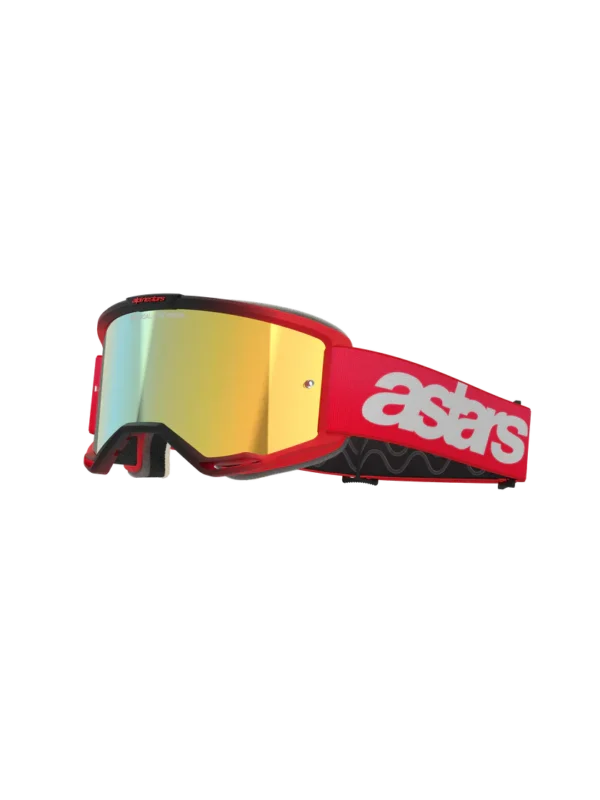Alpinestars Vision 5 Blaze Goggles Red Mirror Gold