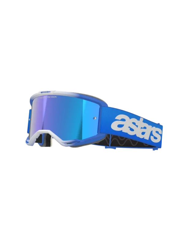 Alpinestars Vision 5 Blaze Goggles Blue Mirror Blue