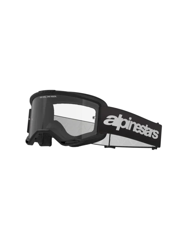 Alpinestars Vision 3 Wordmark Goggles Black Clear