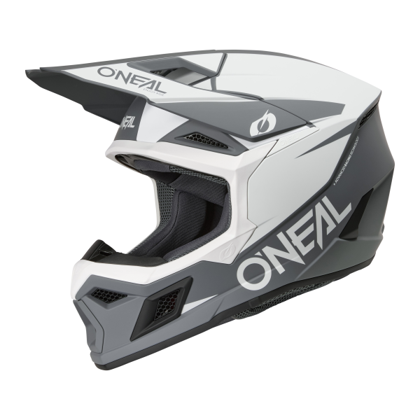 HELMET 3SRS SOLID WHITE/BLACK